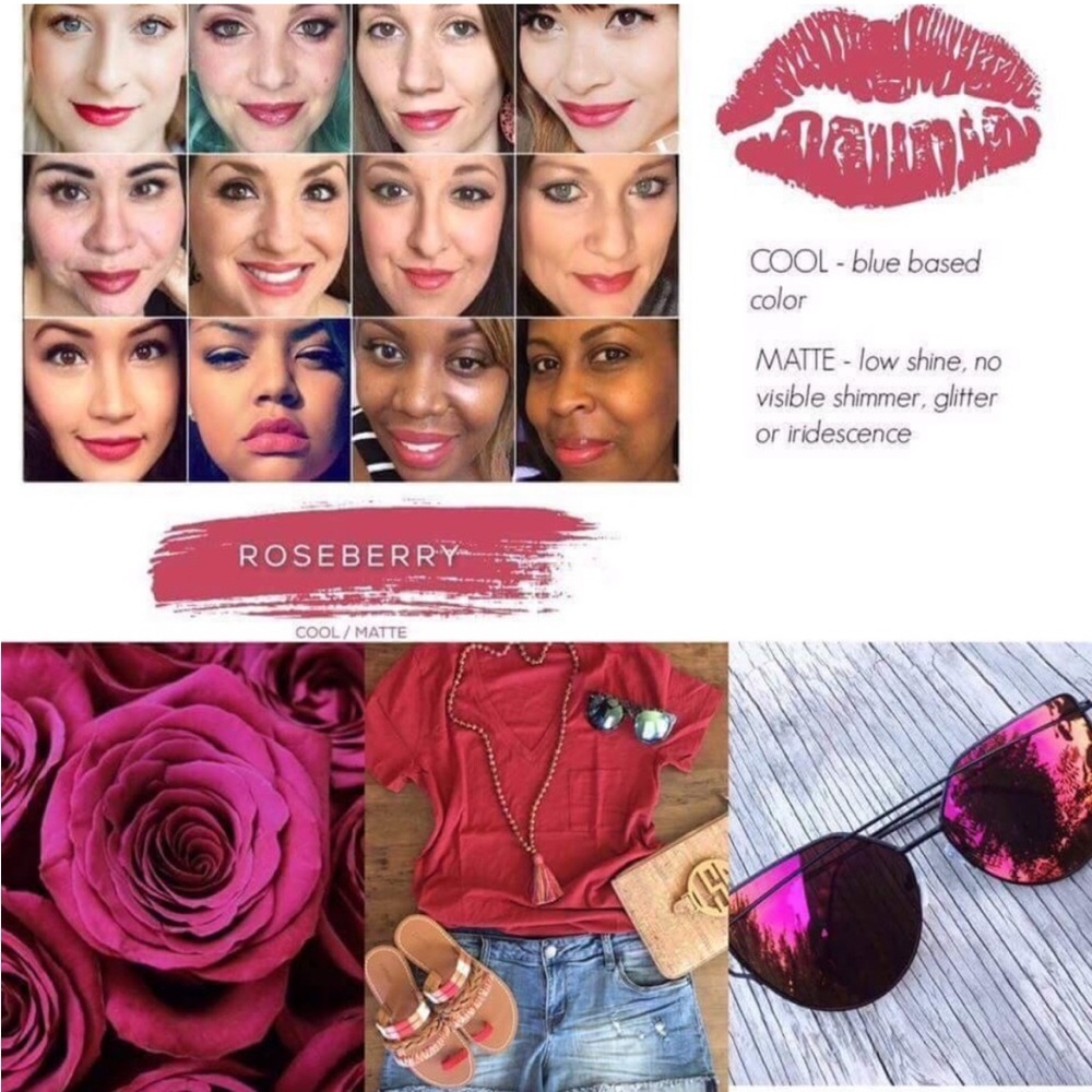 LipSense by Senegence, Shade: Roseberry NWT